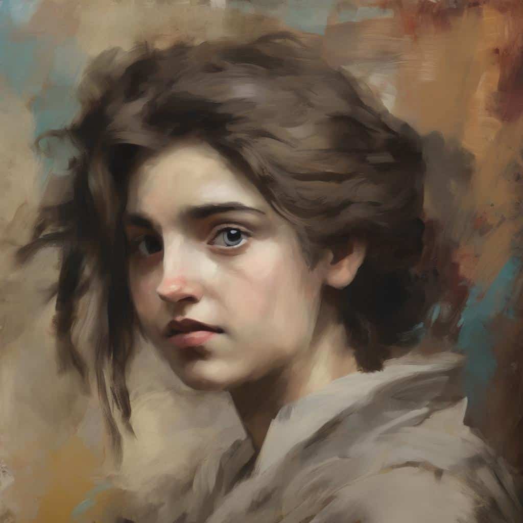 Ομορφη νεαρή γυναίκα πορτρέτο με εκφραστικά μάτια και φυσικά χαρακτηριστικά, τέχνη και τοπίο ως συναισθηματικός καθρέφτης.